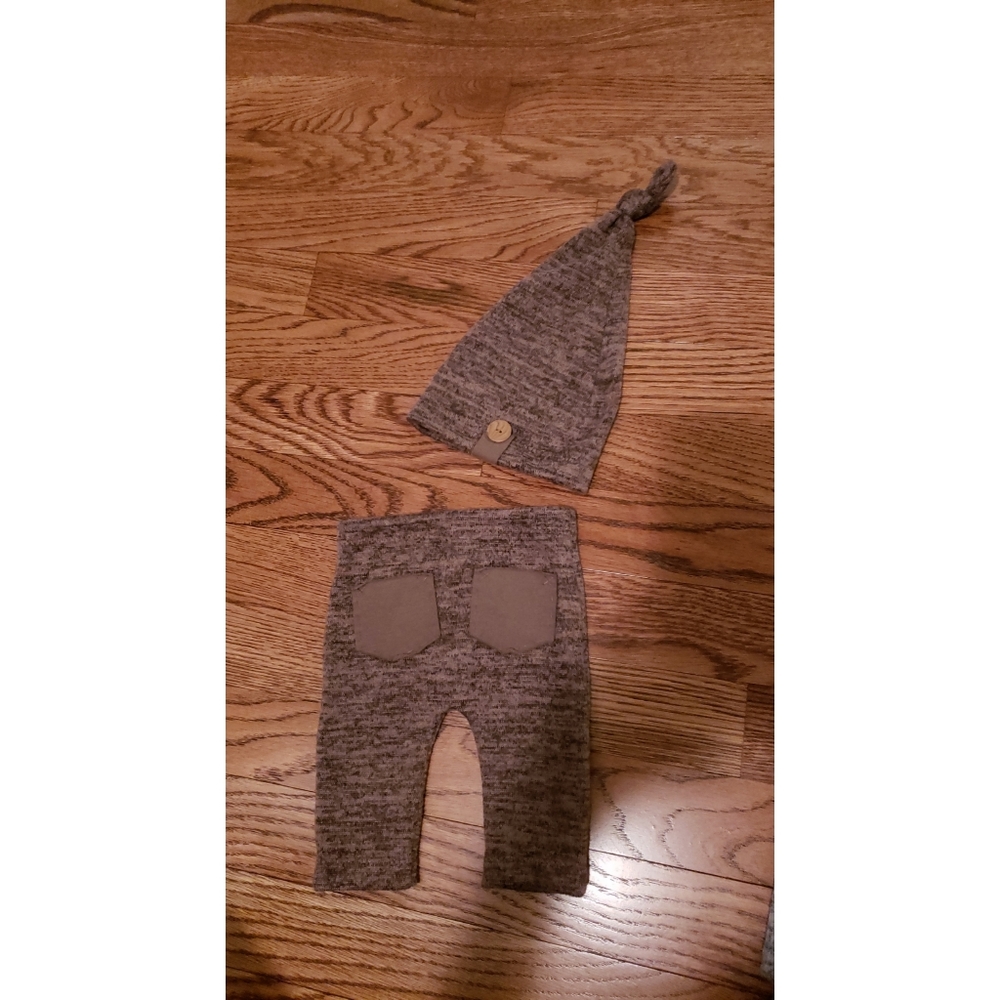 Newborn photo prop outfit baby boy
